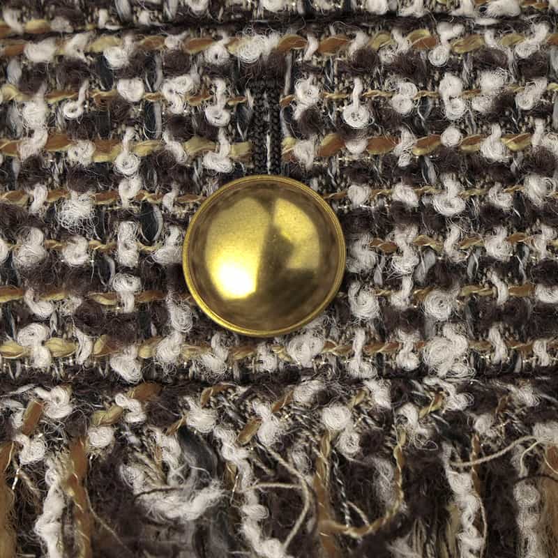 SACAI SACAI＜サカイ＞ツイードジャケット BROWN