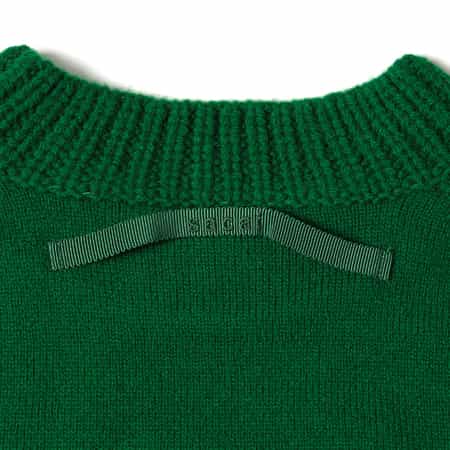 専用様…Sacai コントラストツイルリブニット クルーネック トップスカーキ SACAI<サカイ>クルーネックニットプルオーバー(2245878
