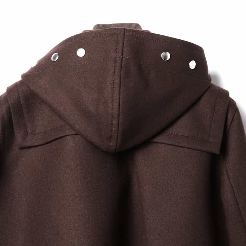 SACAI SACAI＜サカイ＞ショート丈ダッフルコート BROWN