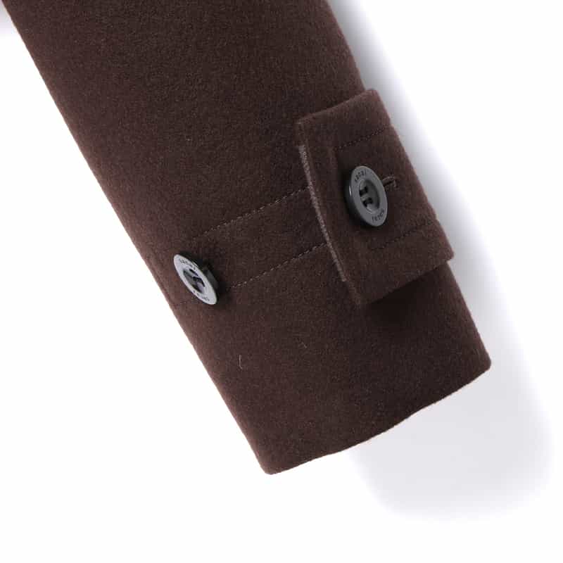 SACAI SACAI＜サカイ＞ショート丈ダッフルコート BROWN