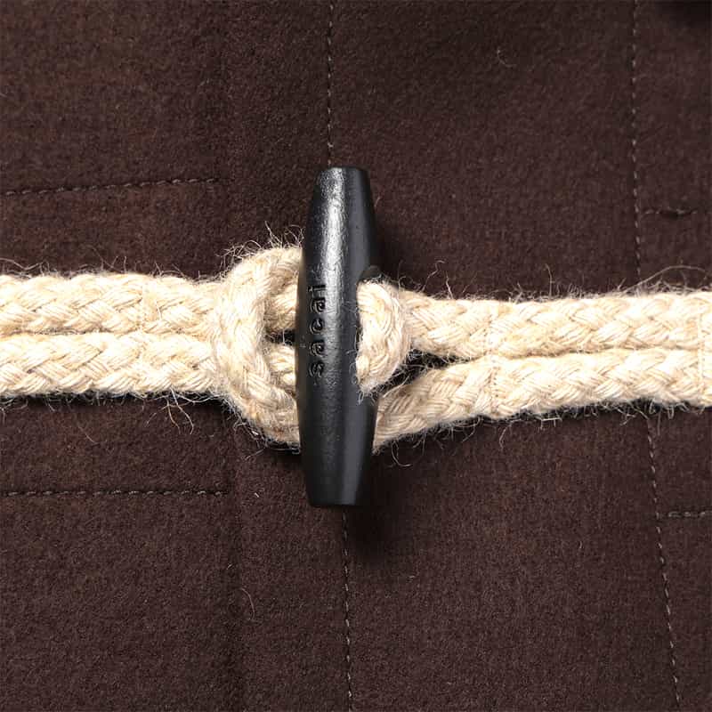 SACAI SACAI＜サカイ＞ショート丈ダッフルコート BROWN