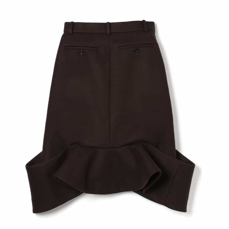 SACAI SACAI＜サカイ＞ウールスカート BROWN