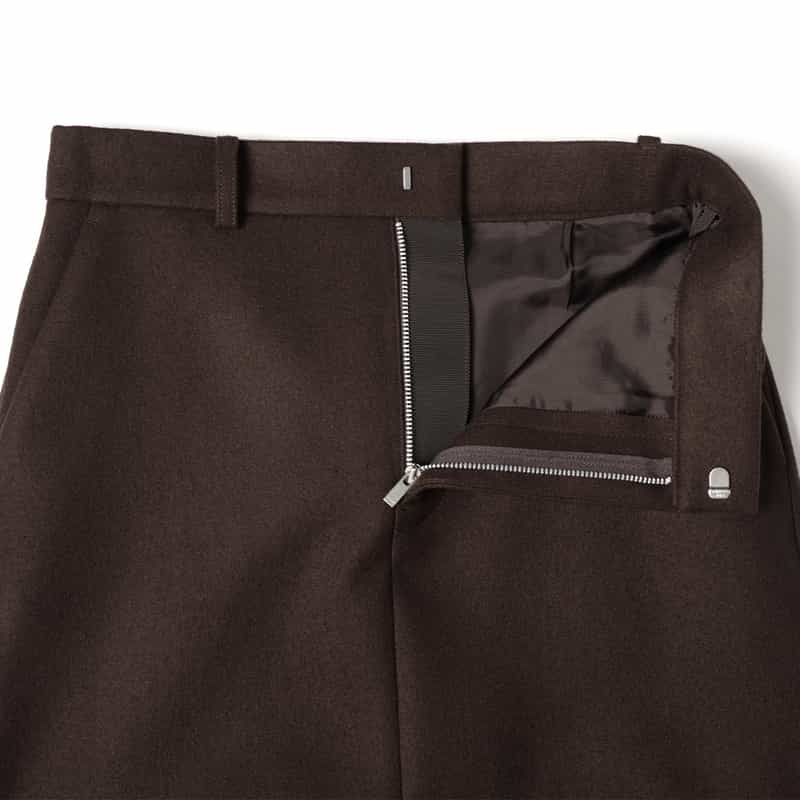 SACAI SACAI＜サカイ＞ウールスカート BROWN