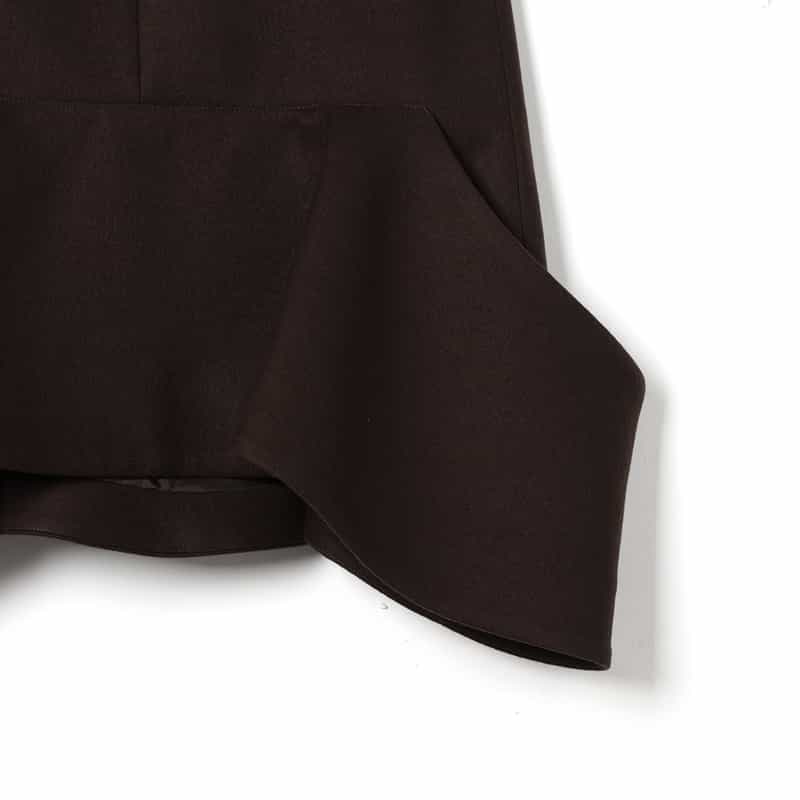 SACAI SACAI＜サカイ＞ウールスカート BROWN