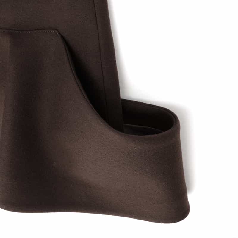 SACAI SACAI＜サカイ＞ウールスカート BROWN