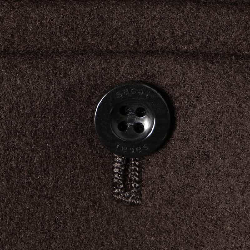 SACAI SACAI＜サカイ＞ウールスカート BROWN