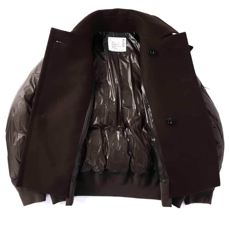 SACAI SACAI＜サカイ＞ コンビネーションショート丈ジャケット BROWN