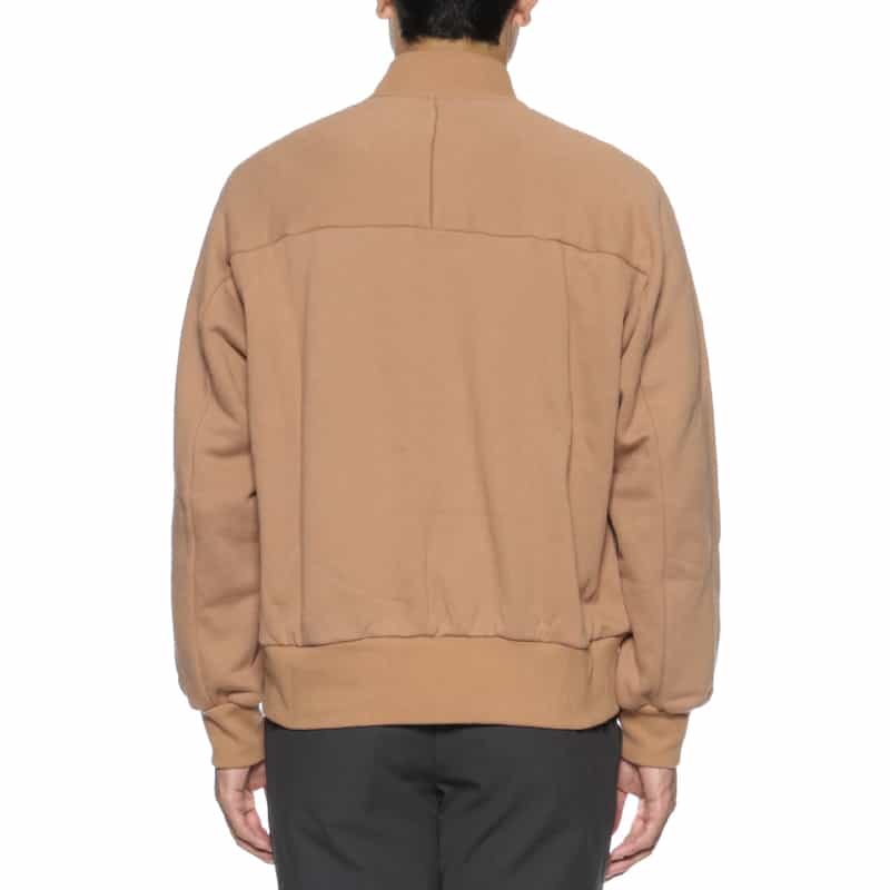 BARNEYS NEW YORK スウェット素材ジップアップブルゾン PINK