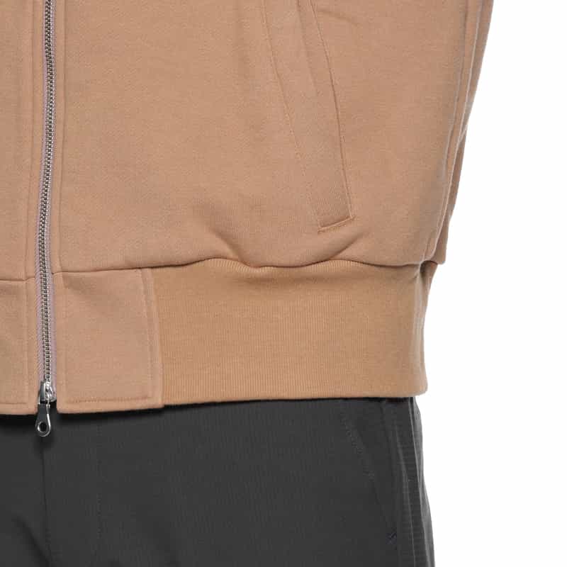 BARNEYS NEW YORK スウェット素材ジップアップブルゾン PINK