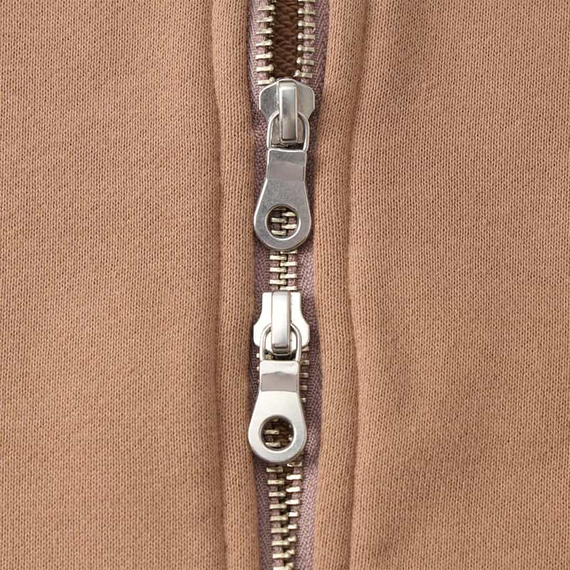 BARNEYS NEW YORK スウェット素材ジップアップブルゾン PINK