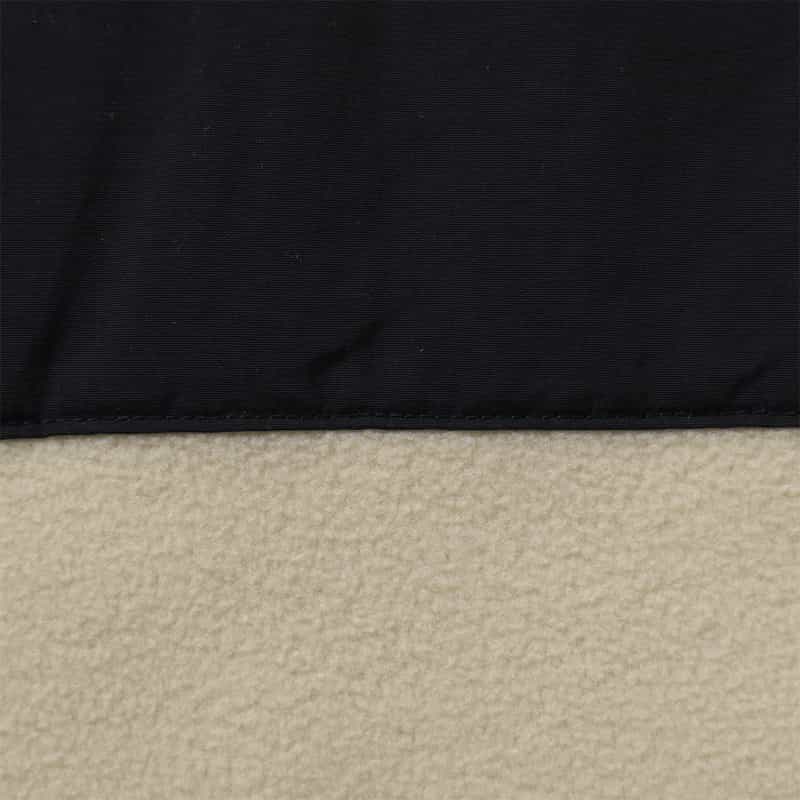 BARNEYS NEW YORK マイクロフリース素材ハーフジップ プルオーバー BEIGE