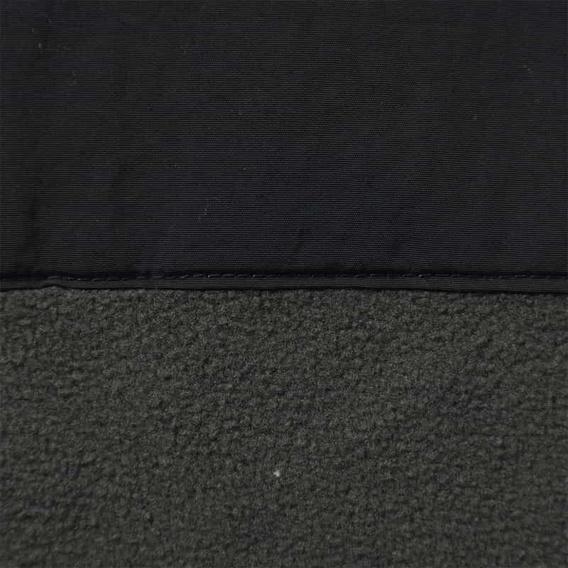 BARNEYS NEW YORK マイクロフリース素材ハーフジップ プルオーバー GRAY