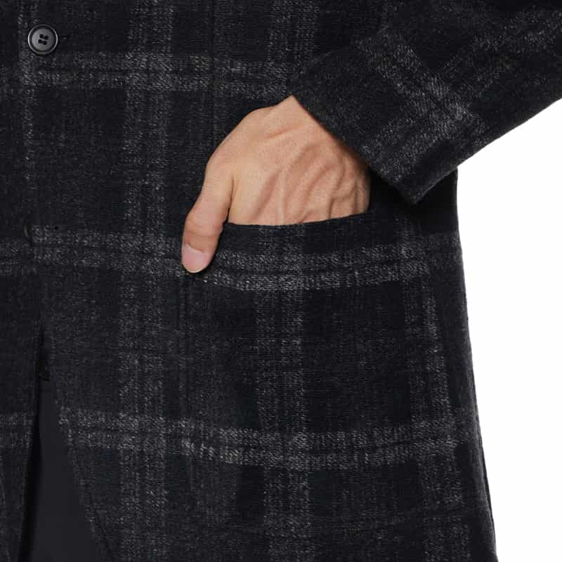 BARNEYS NEW YORK ニットテーラードジャケット NAVY