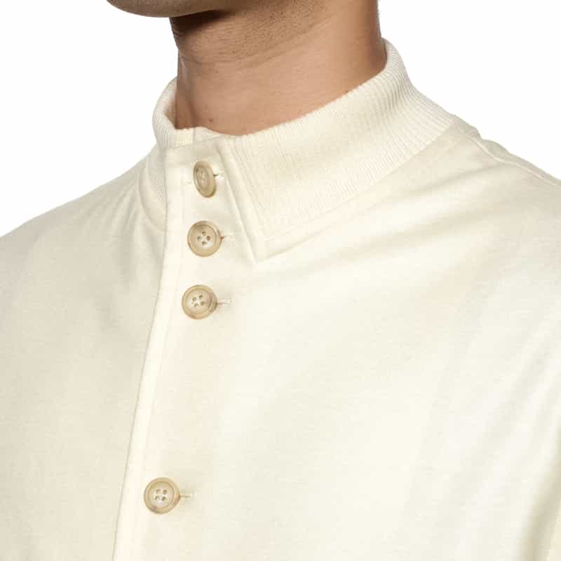 BARNEYS NEW YORK ウール ブルゾン WHITE