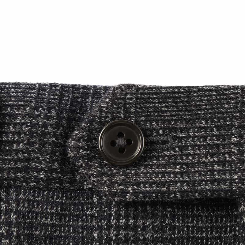 BARNEYS NEW YORK セットアップ グレンチェック柄イージーパンツ DARK GRAY