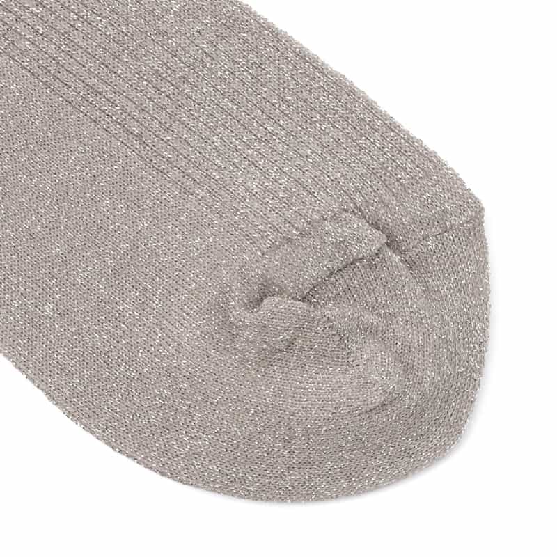 DEUX PLUS UNDEMI DEUXPLUSUNDEMI<ドゥプリュスアンドゥミ> ソックス SILVER