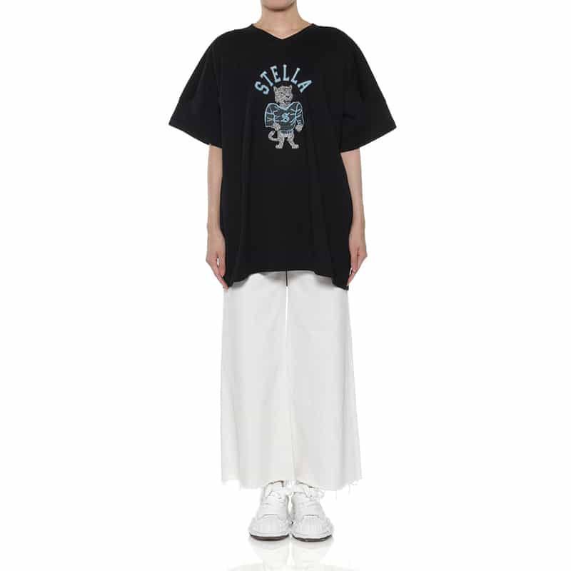 STELLA McCARTNEY STELLA MCCARTNEY＜ステラ マッカートニー＞ プリントTシャツ BLACK