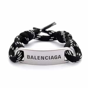 BALENCIAGA☆PLATE ブレスレット ロゴプレート☆すぐ届く