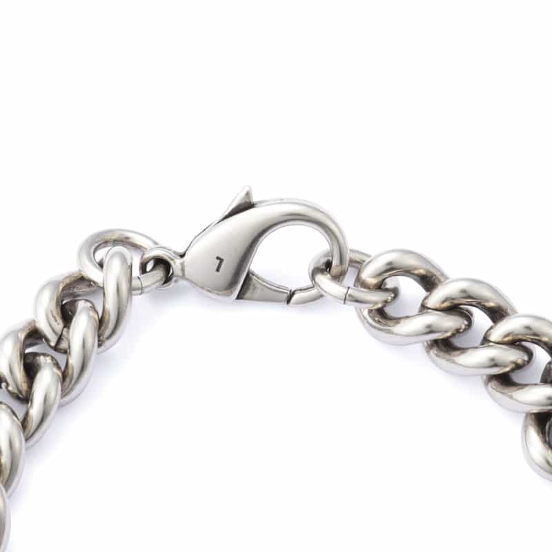 BALENCIAGA BALENCIAGA＜バレンシアガ＞ ロゴ入りブレスレット SILVER