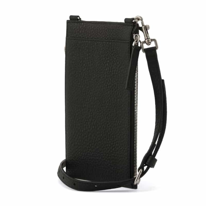 BALENCIAGA BALENCIAGA＜バレンシアガ＞ ショルダーストラップ付カードケース BLACK