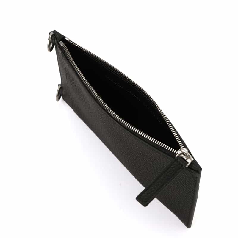 BALENCIAGA BALENCIAGA＜バレンシアガ＞ ショルダーストラップ付カードケース BLACK