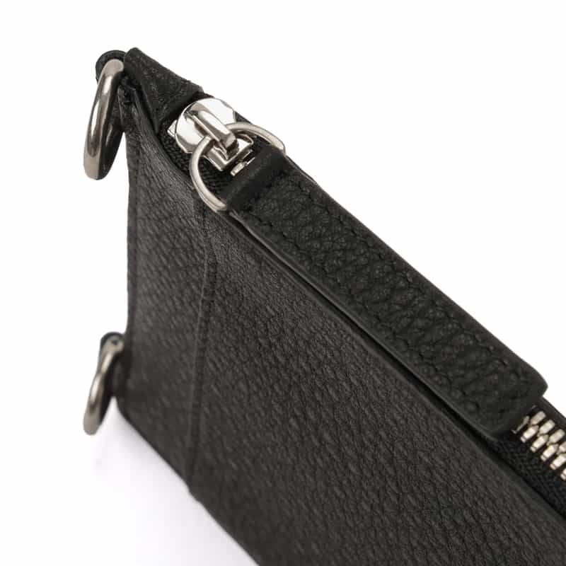 BALENCIAGA BALENCIAGA＜バレンシアガ＞ ショルダーストラップ付カードケース BLACK