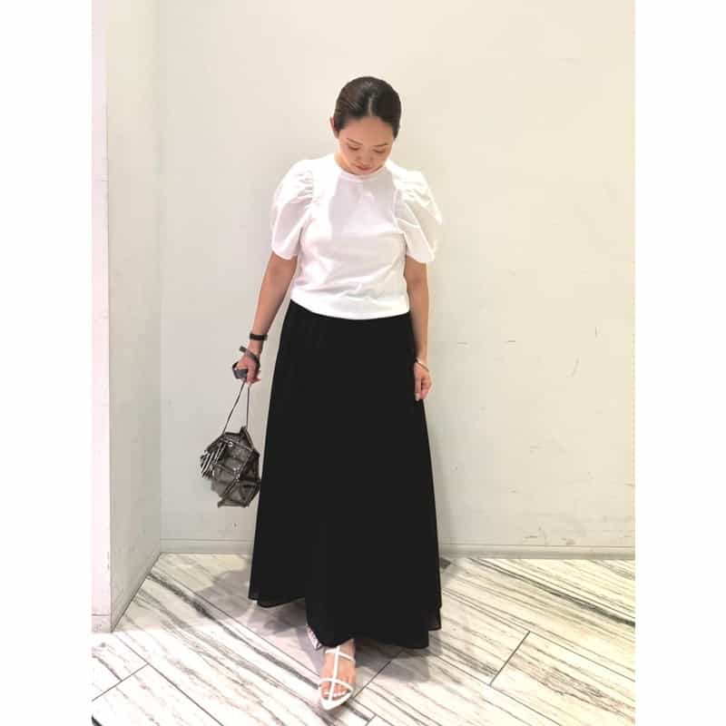 BARNEYS NEW YORK ストラップ付きフラットサンダル WHITE