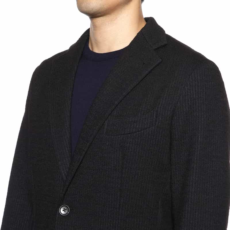 BARNEYS NEW YORK セットアップ ジャージー素材イージージャケット GRAY