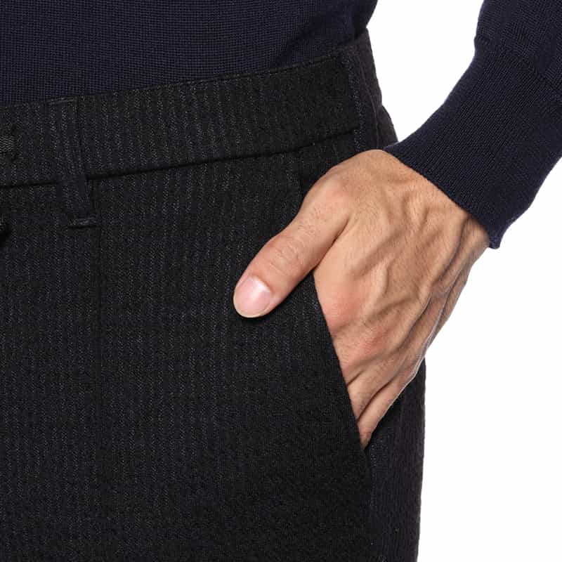 BARNEYS NEW YORK セットアップ ジャージー素材イージーパンツ GRAY