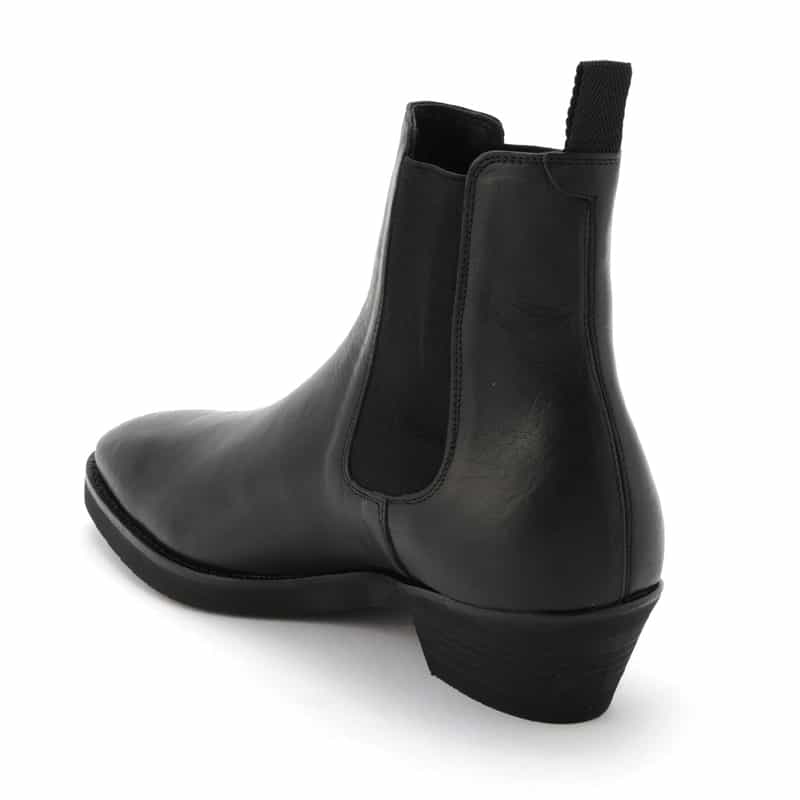 WH WH＜ダブルエイチ＞ サイドゴアブーツ BLACK