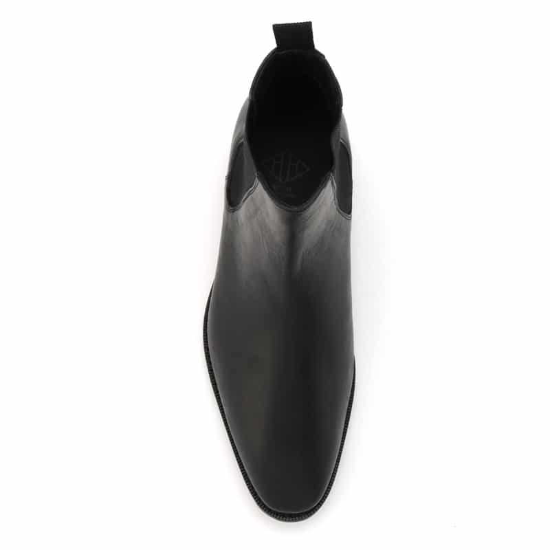 WH WH＜ダブルエイチ＞ サイドゴアブーツ BLACK