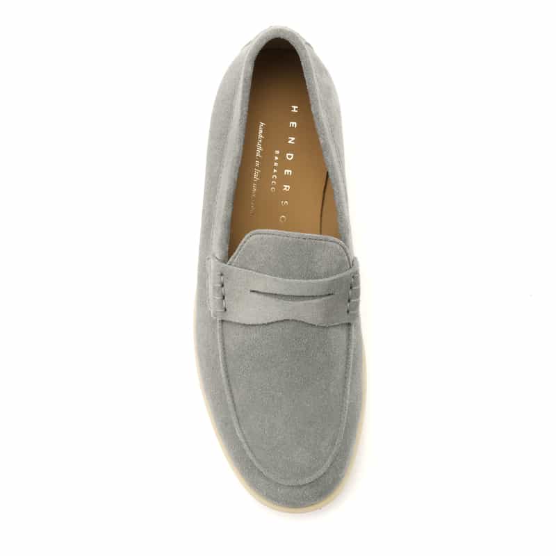 HENDERSON HENDERSON＜ヘンダーソン＞ スエードローファー"ELIA" GRAY