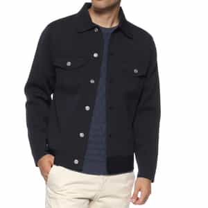 ウォッシャブル ニットジャケット