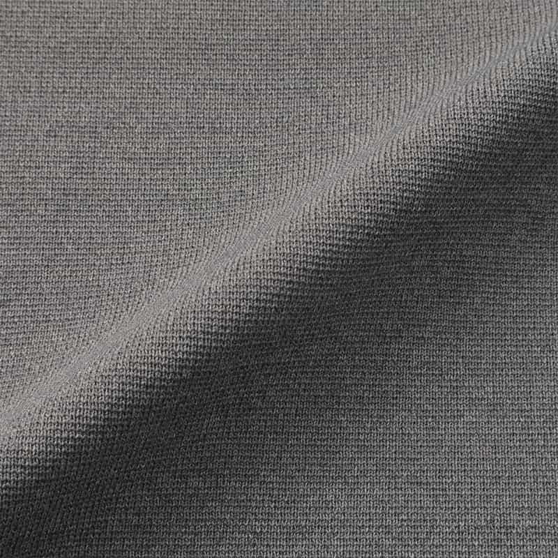 BARNEYS NEW YORK ウォッシャブル ニットジャケット GRAY