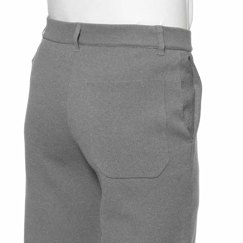 BARNEYS NEW YORK ウォッシャブル セットアップ ニットパンツ GRAY