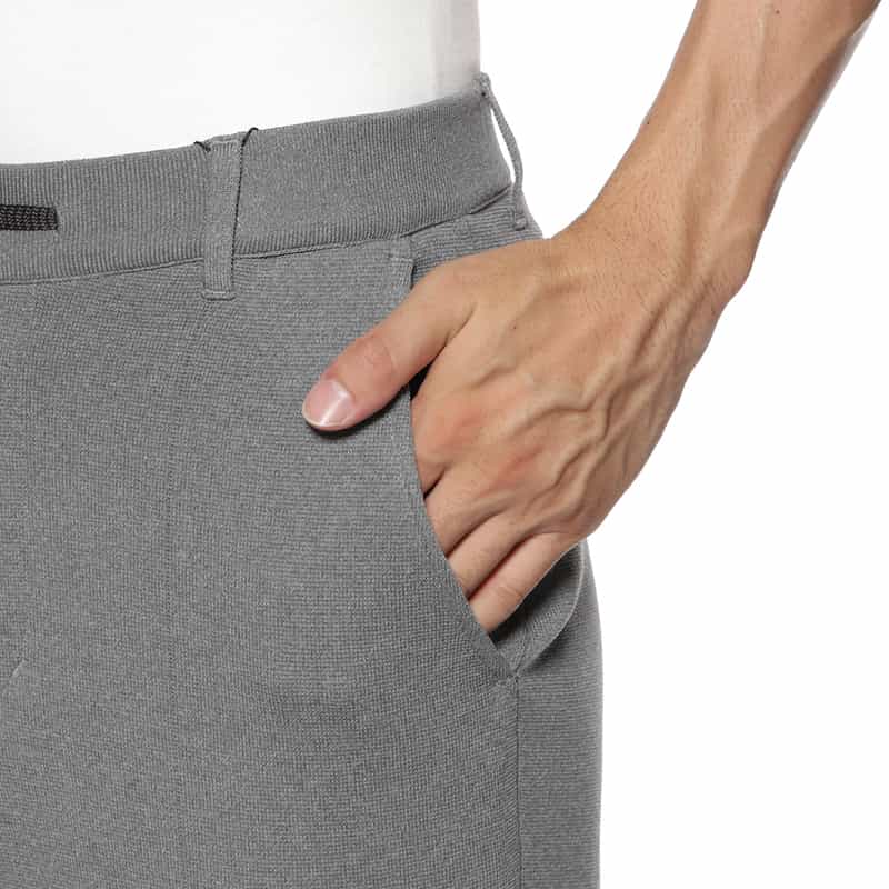 BARNEYS NEW YORK ウォッシャブル セットアップ ニットパンツ GRAY