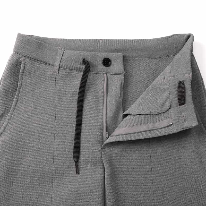 BARNEYS NEW YORK ウォッシャブル セットアップ ニットパンツ GRAY