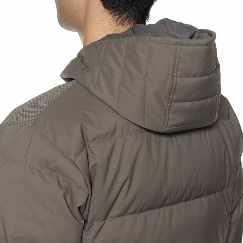 BARNEYS NEW YORK 異素材コンビネーション ダウンブルゾン BEIGE