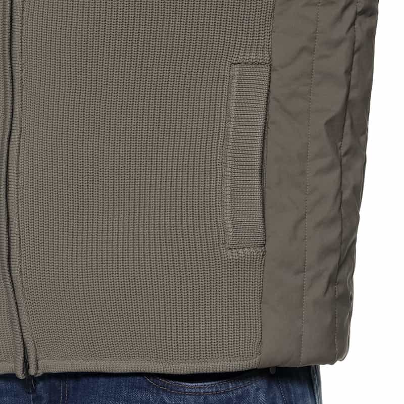 BARNEYS NEW YORK 異素材コンビネーション ダウンブルゾン BEIGE