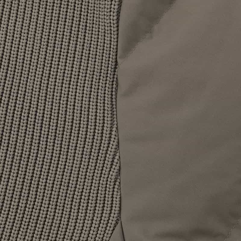 BARNEYS NEW YORK 異素材コンビネーション ダウンブルゾン BEIGE