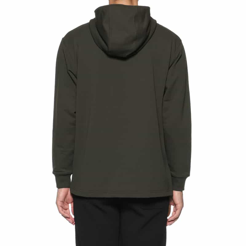 BARNEYS NEW YORK ウォッシャブル スウェットフーディ KHAKI