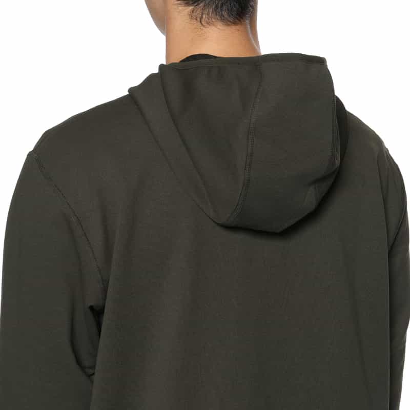 BARNEYS NEW YORK ウォッシャブル スウェットフーディ KHAKI