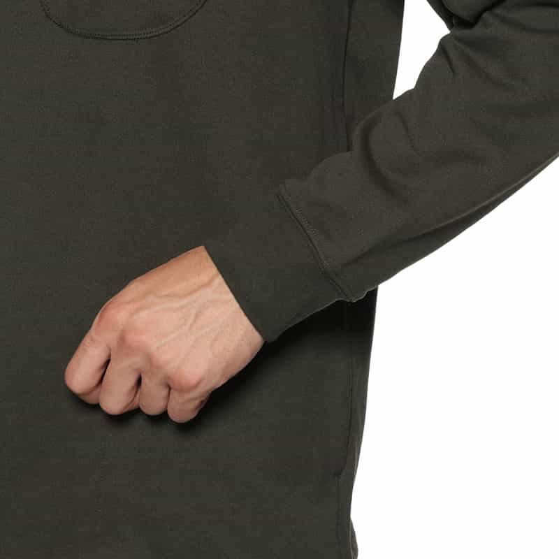 BARNEYS NEW YORK ウォッシャブル スウェットフーディ KHAKI