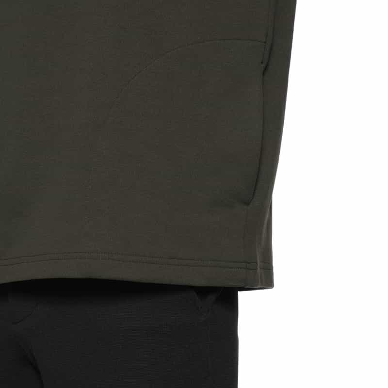 BARNEYS NEW YORK ウォッシャブル スウェットフーディ KHAKI