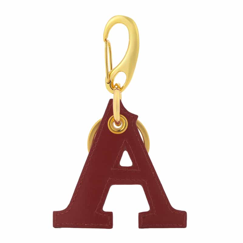 WANDLER WANDLER＜ワンドラー＞ バッグチャーム"A" RED
