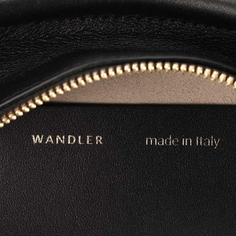 WANDLER WANDLER＜ワンドラー＞ ショルダーベルト付ハンドバッグ BLACK