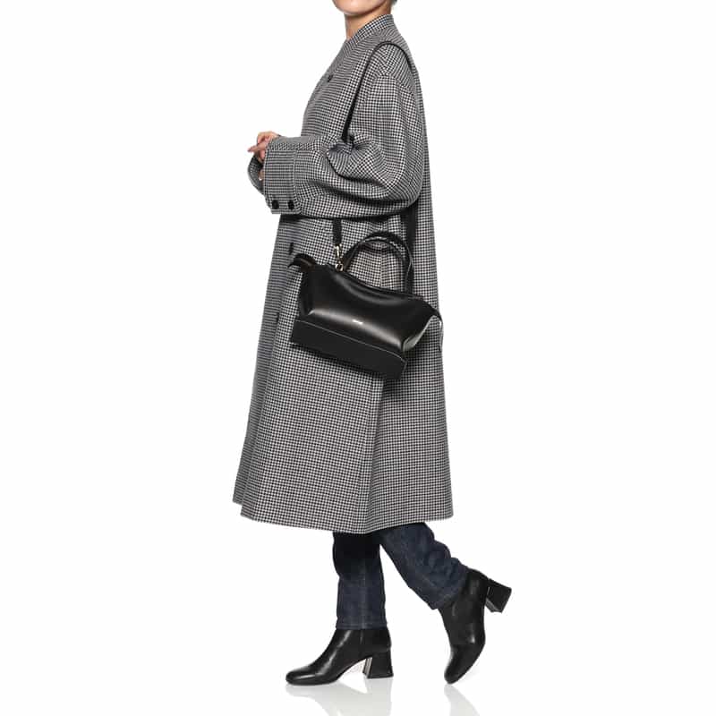 WANDLER WANDLER＜ワンドラー＞ ショルダーベルト付ハンドバッグ BLACK