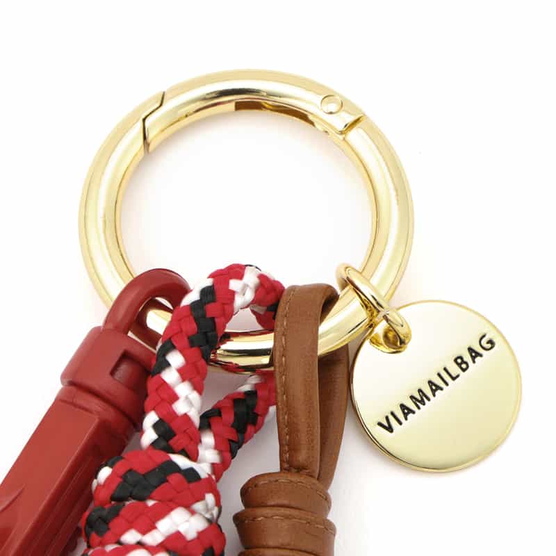 VIAMAILBAG VIAMAILBAG＜ヴィアメイルバッグ＞ バッグチャーム（ハート） RED