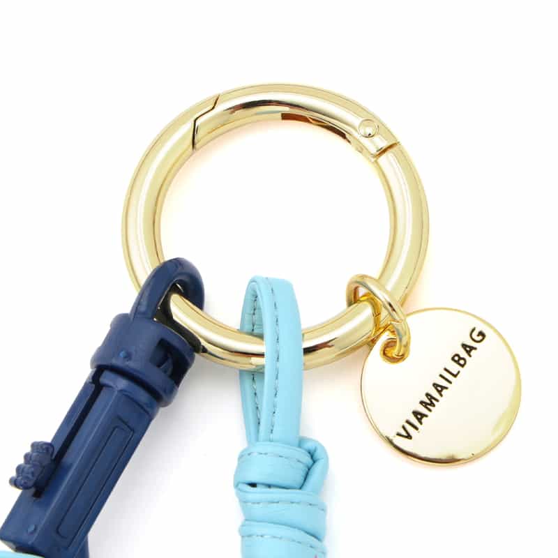 VIAMAILBAG VIAMAILBAG＜ヴィアメイルバッグ＞ バッグチャーム（ドッグ） LIGHT BLUE