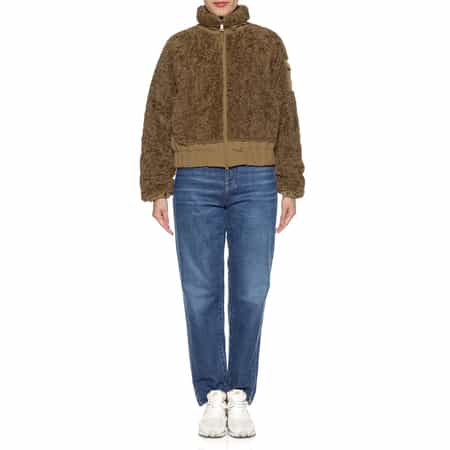 MONCLER＜モンクレール＞ ショート丈フリース素材ダウン